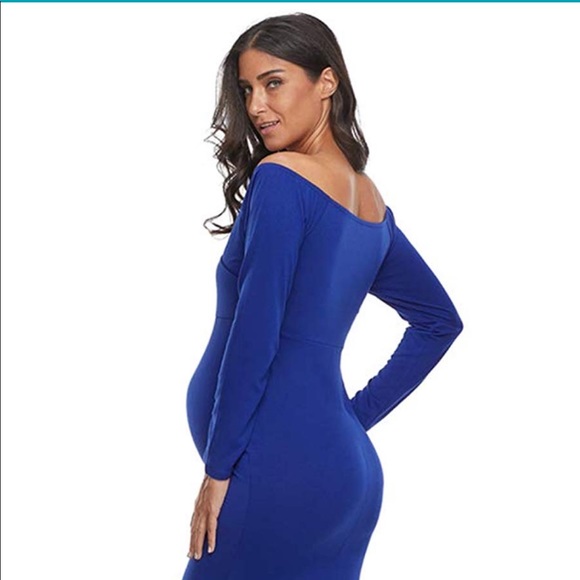 Dresses Royal Blue Formal Maternity Dress Poshmark